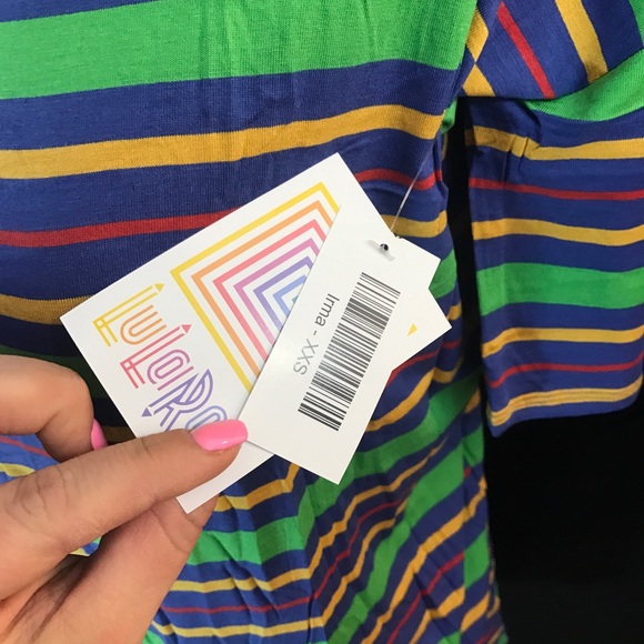 LuLaRoe XXS Irma shirt - Picture 2 of 4