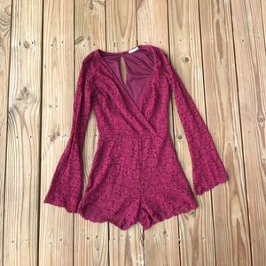 Charlotte Russe lace romper