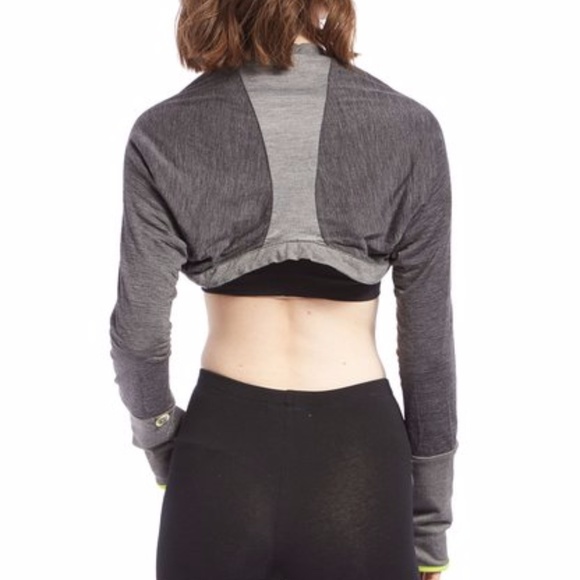 Moxie Cyling Heather Grey Wool Bolero 