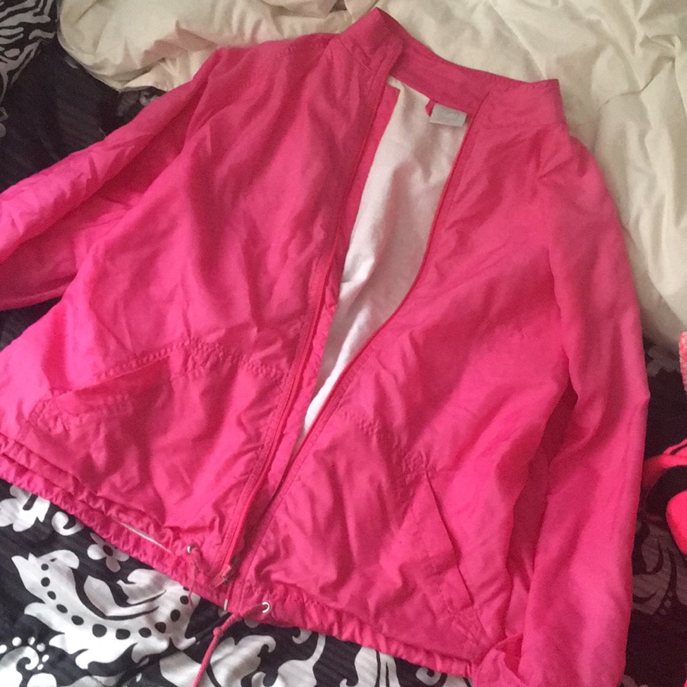 Pink bomber jacket - read description