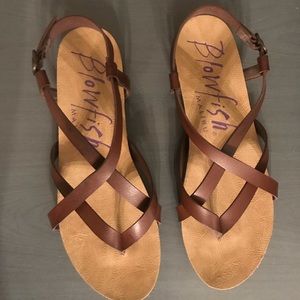 Brand new 8 1/2 sandals