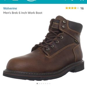 Wolverine Men’s size 9 Brek 6” work boots