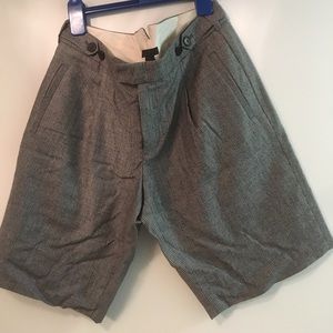 Jcrew collection size 4 100% wool shorts