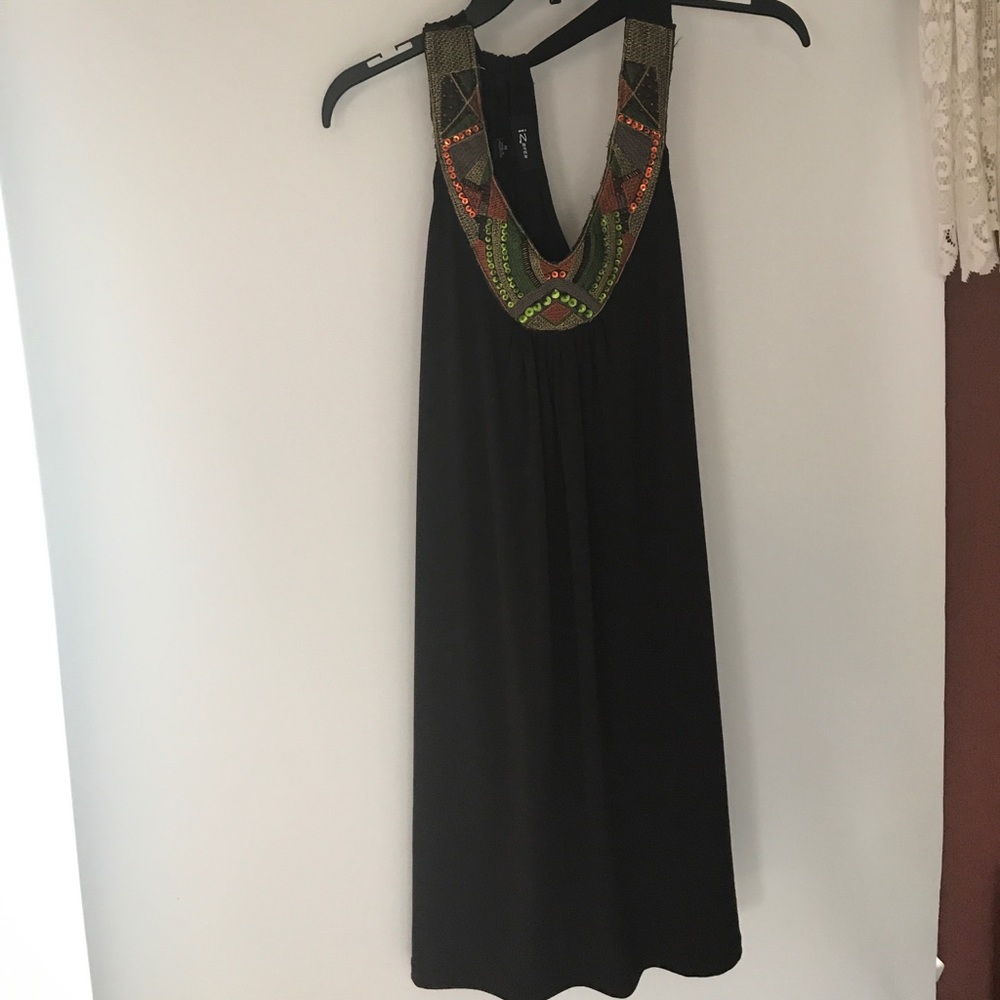 brown dress