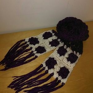Purple scarf