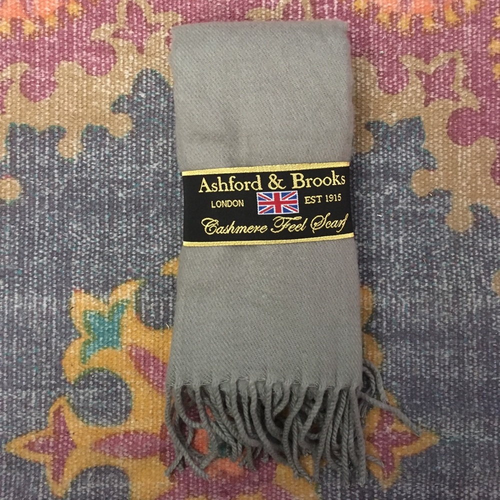 Soft grey scarf