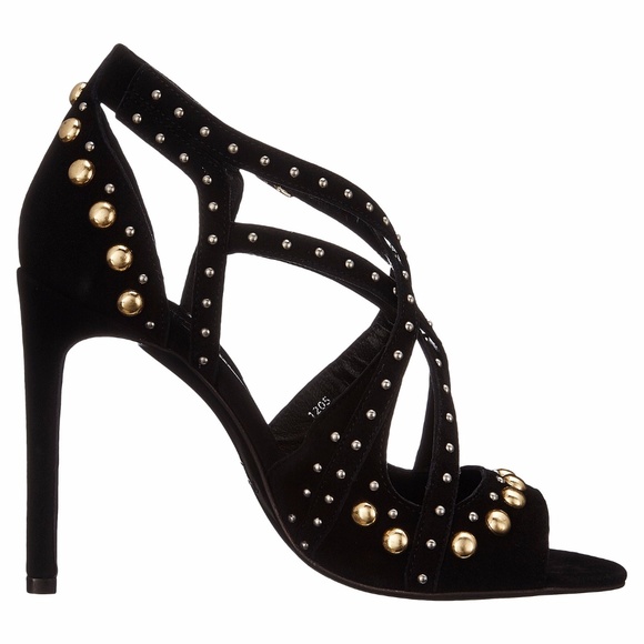 NWT The Kooples Black Stud Heels - Picture 2 of 8