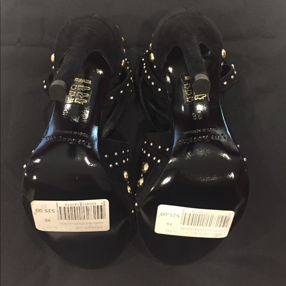 NWT The Kooples Black Stud Heels - Picture 8 of 8