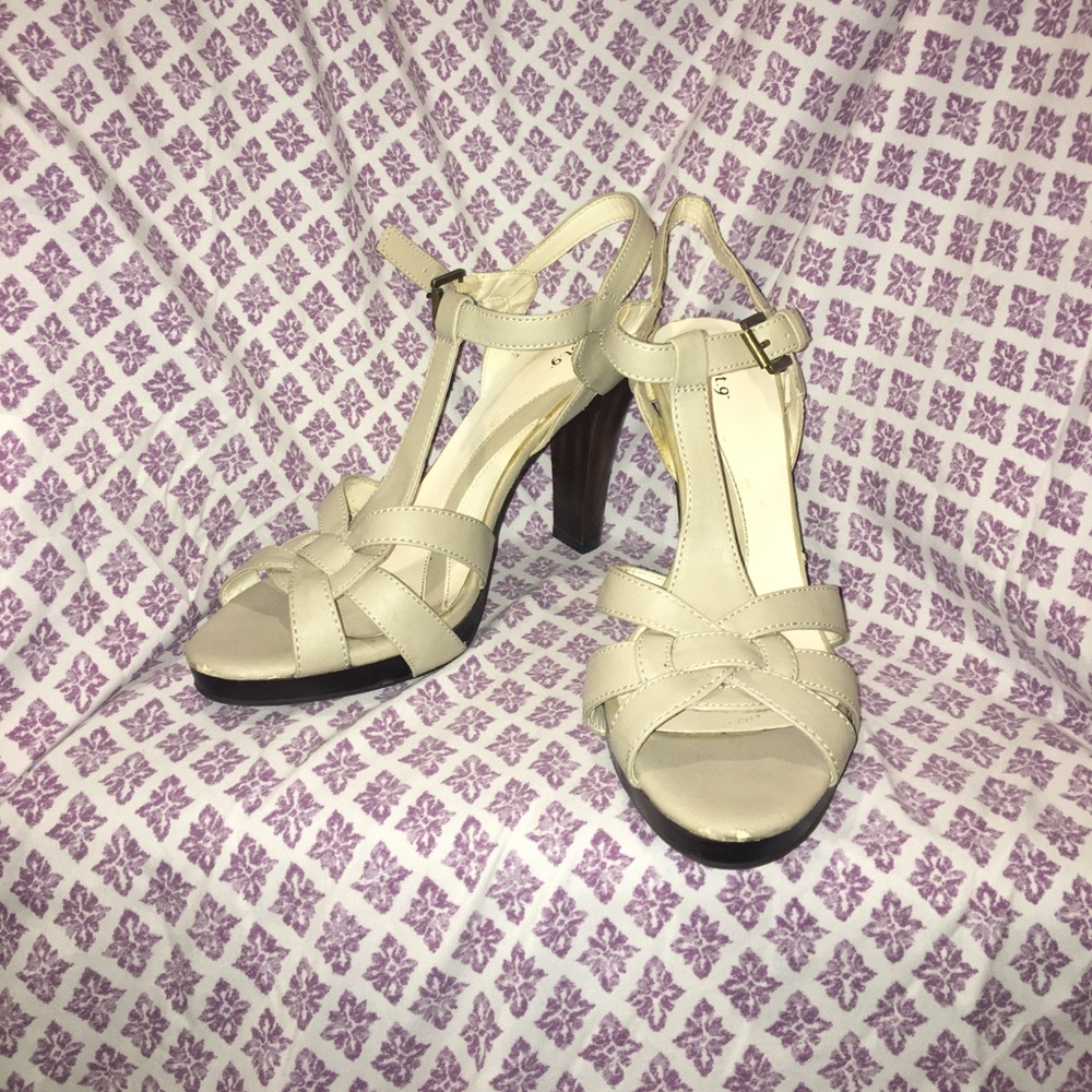Strappy heels