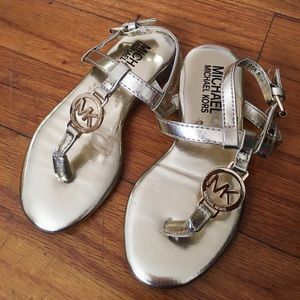 Toddler Michael Kors Gold Sandals