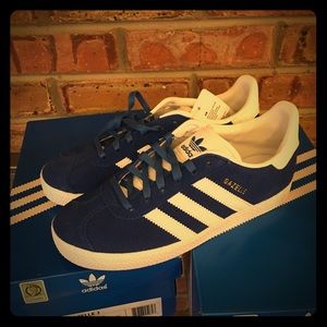 ADIDAS ORIGINALS GAZELLE Big Kids Youth Blue/white