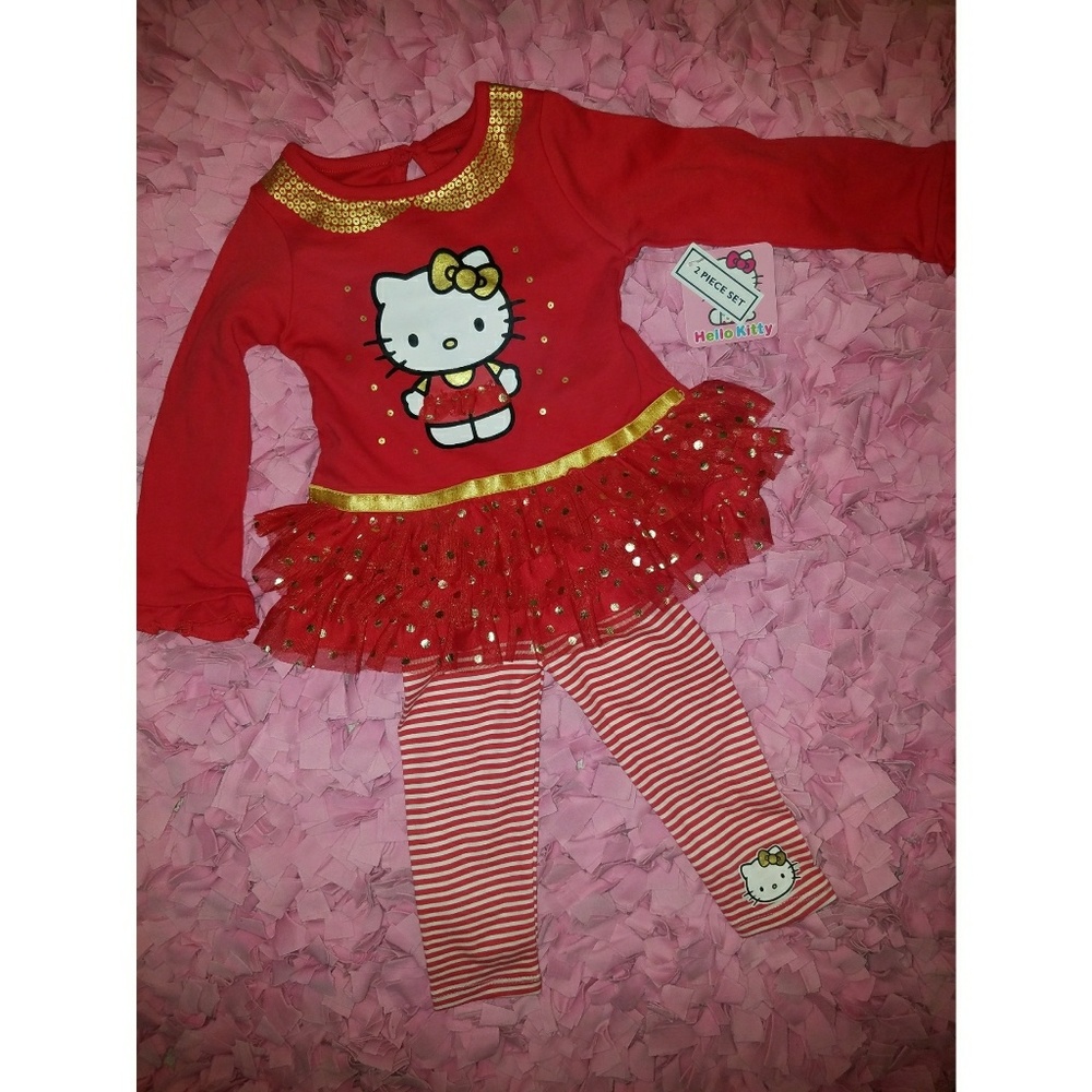 Hello kitty 2 piece outfits both for 10$