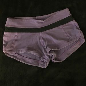 Purple Forever 21 Workout Shorts