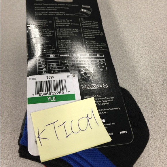 New 6 Pairs no Show youth boys socks shoe size 1-4 - Picture 5 of 7