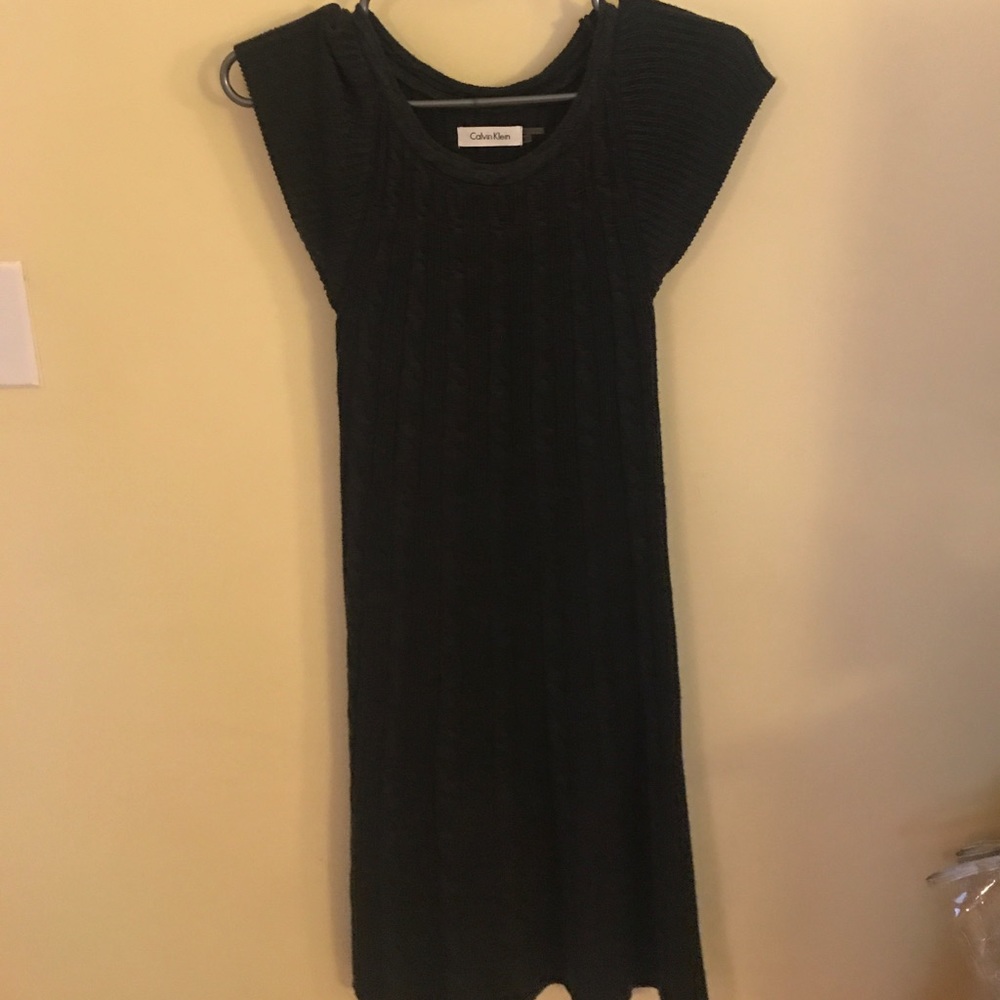 Grey sweater dress Calvin Klein