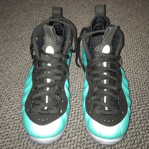 Air Foamposite Pro Island Green color size 8