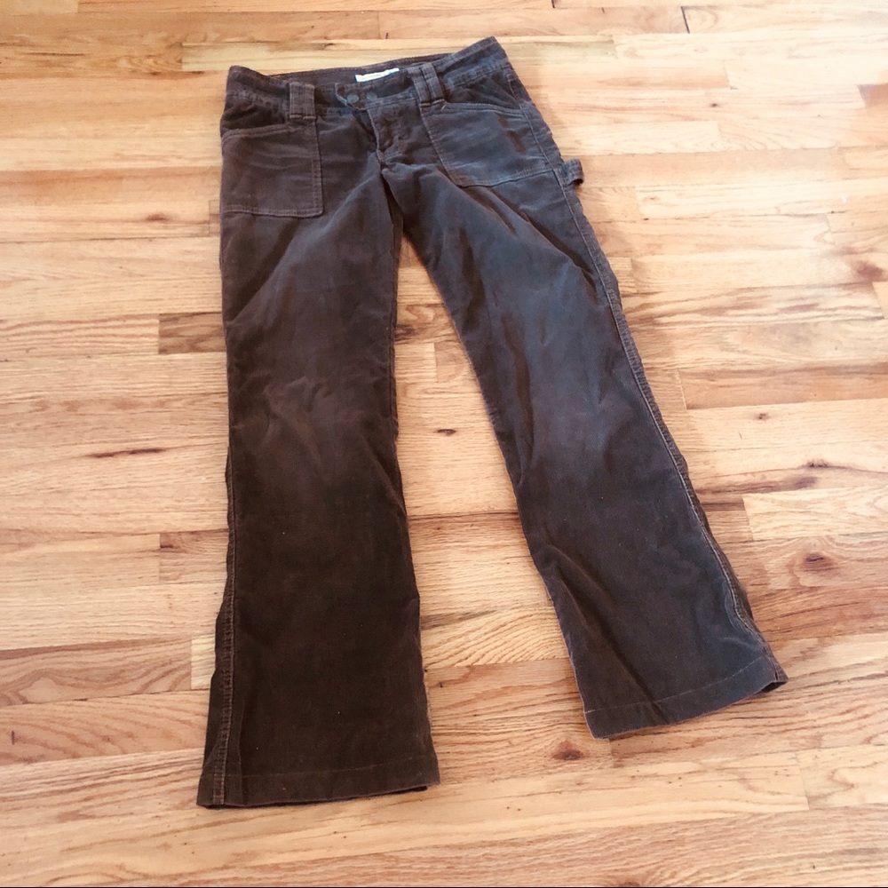 Vintage A&F Boho Brown Flared Cords