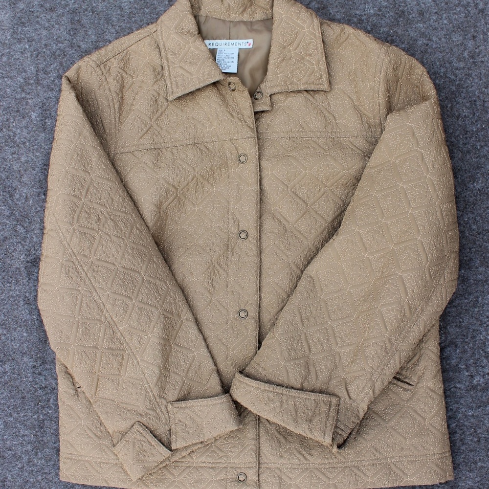Lightweight  Jacket, Fancy Quilted Pattern