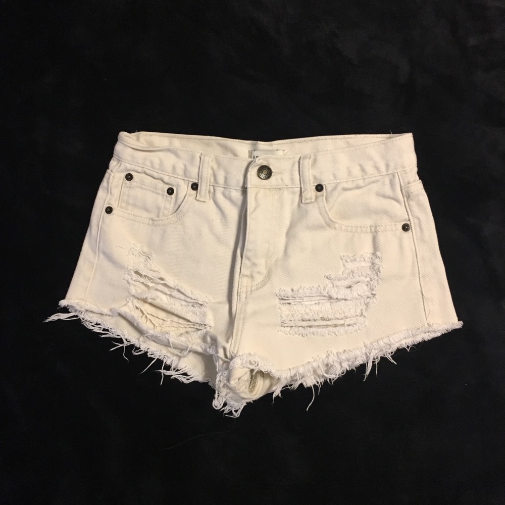 Denim shorts