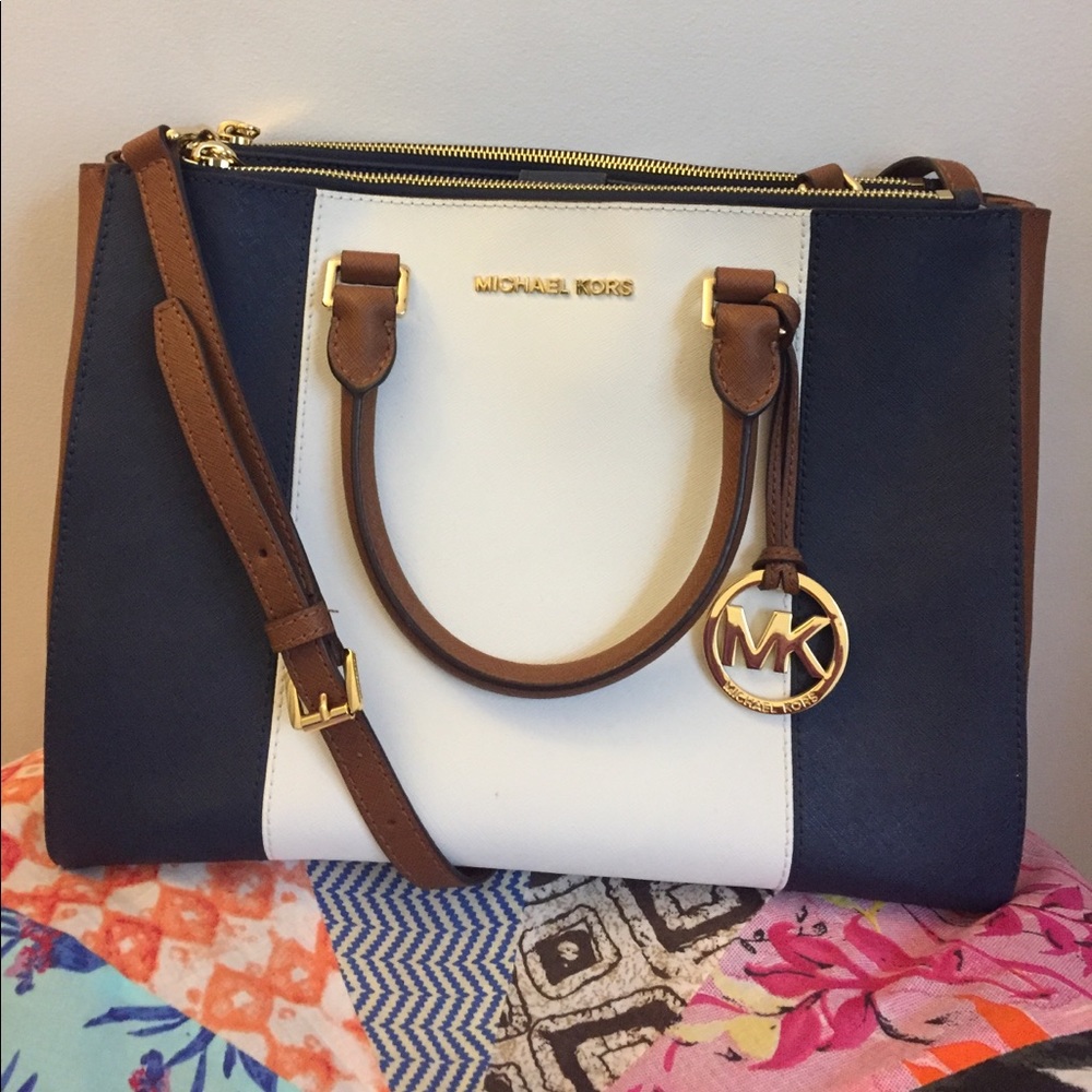 MK color block purse