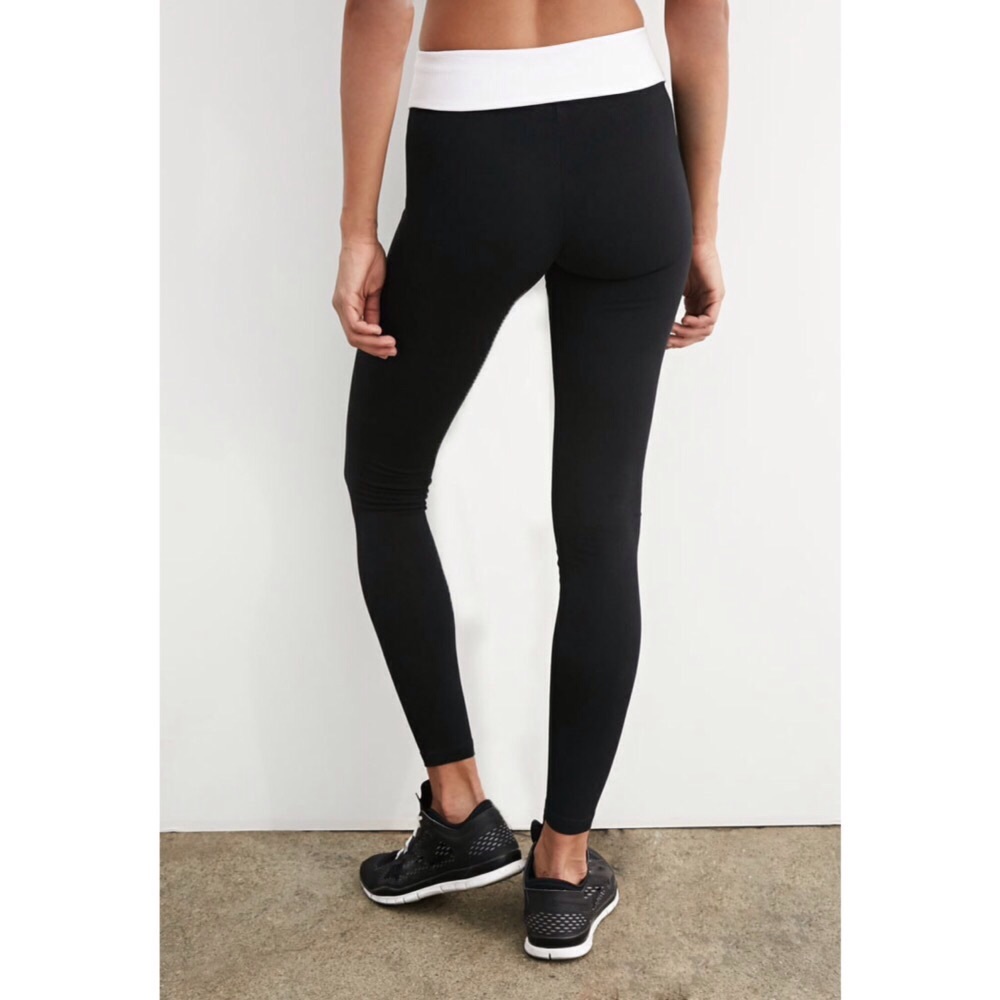 ➕ Seamless Colorblock Running Tights Leggings - Picture 3 of 6