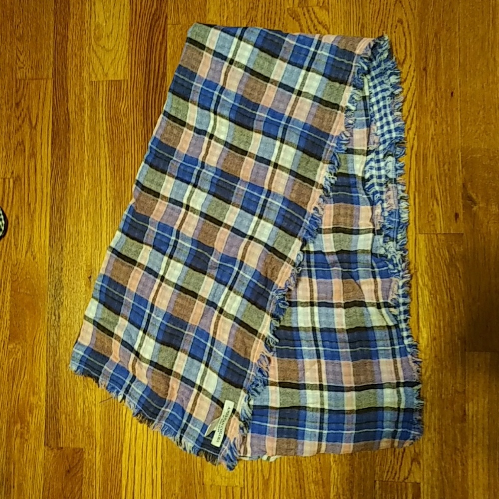 American Colors Clothing Plaid Scarf