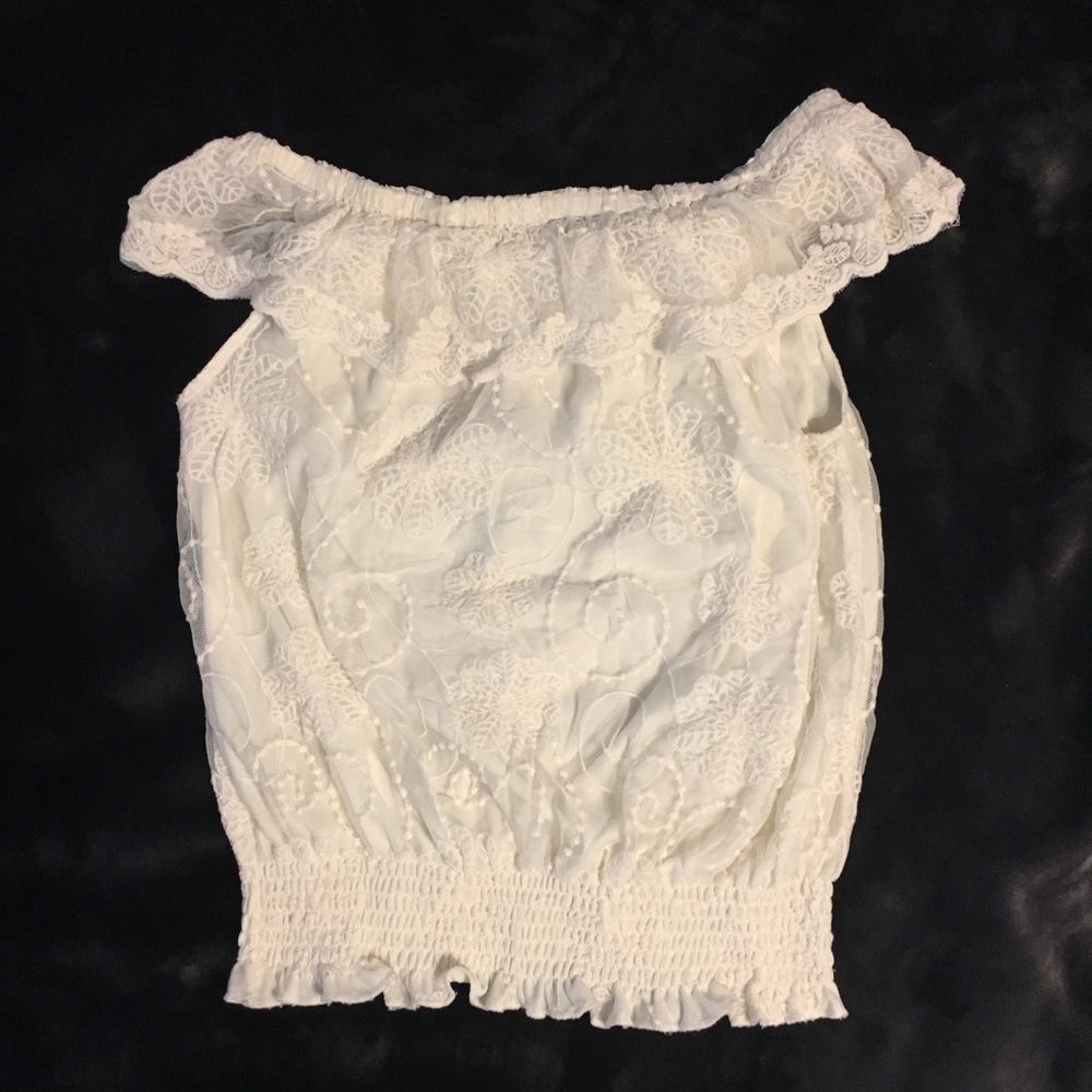 Lace off the shoulder