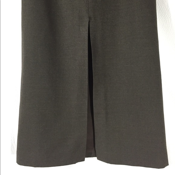Banana Republic Brown Stretch Back Slit Maxi Skirt - Picture 4 of 8