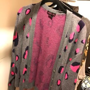 Leopard print cardigan