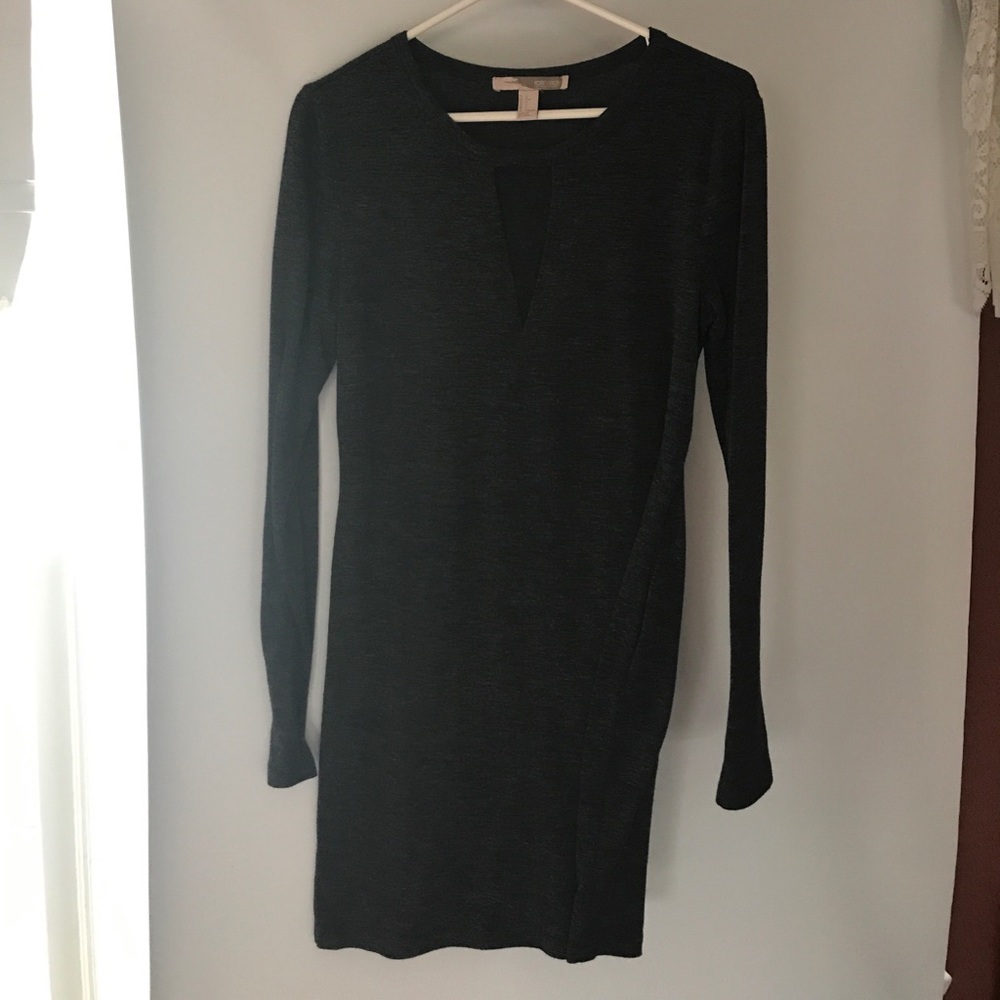 Grey Long sleeve dress