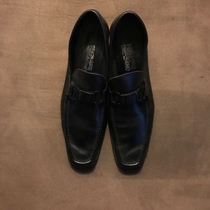 Ferragamo Black Loafers
