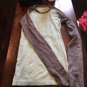 Long sleeve workout shirt. Lululemon