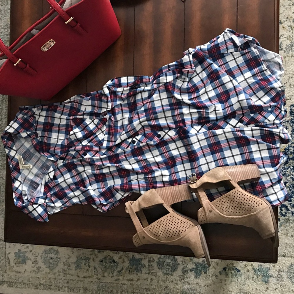 Plaid Tunic Dress