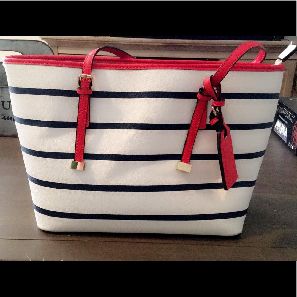Aldo Brand Medium-Sized Striped Purse