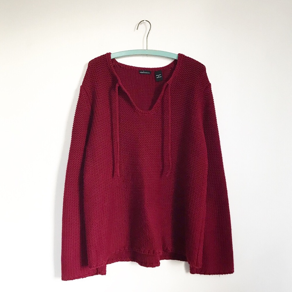 Oversized cozy sweater
