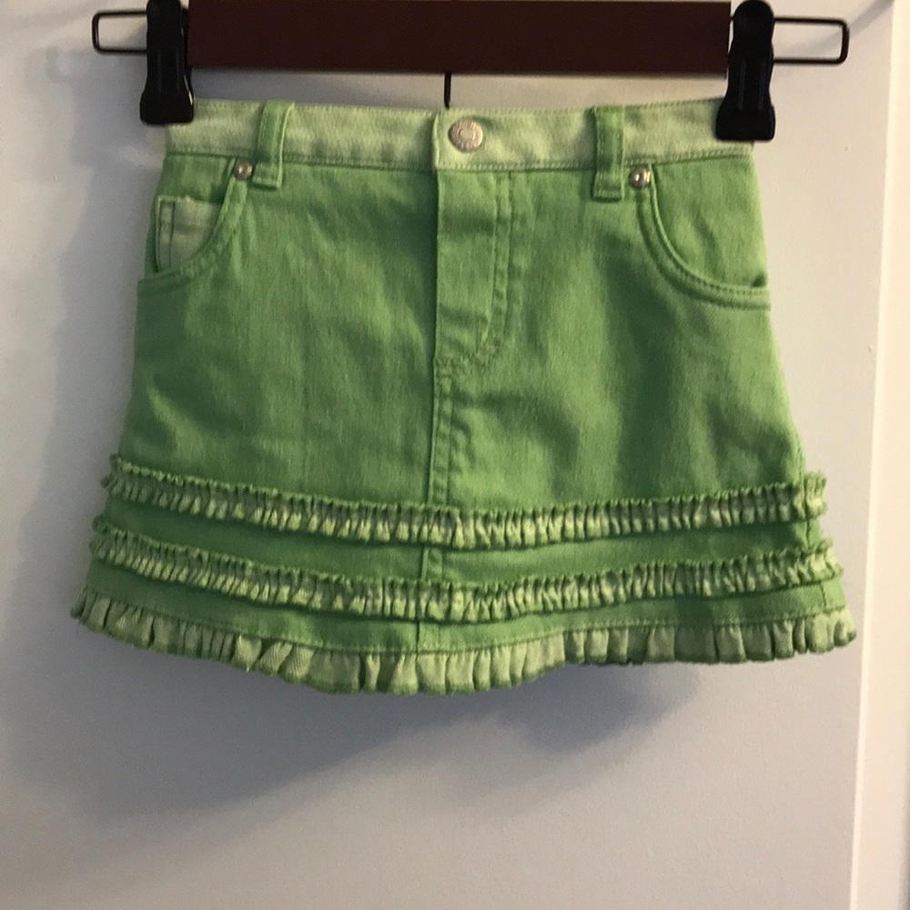 Children’s place green denim skirt size 24 months