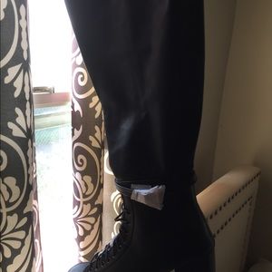 Torrid Opened Toe knee high Boot