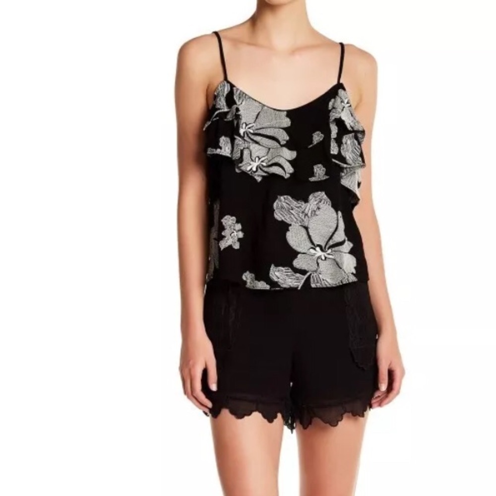 NWT Black Lace Shorts