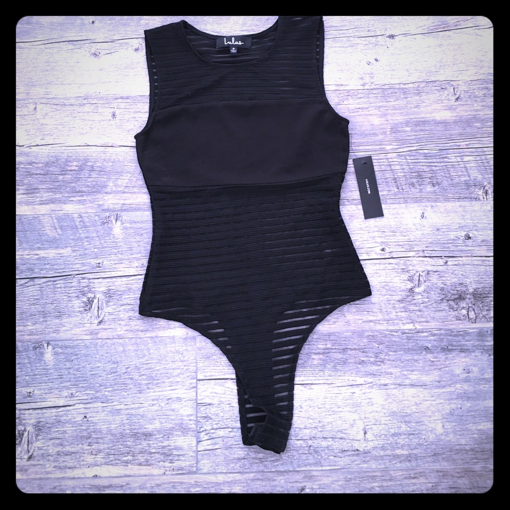 Lulu’s bodysuit, Black, S, NWT