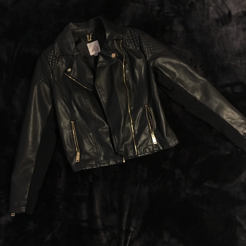 Faux Leather jack