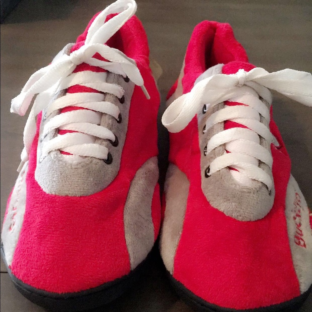 Mens Ohio State Slippers: Size L (9-10)