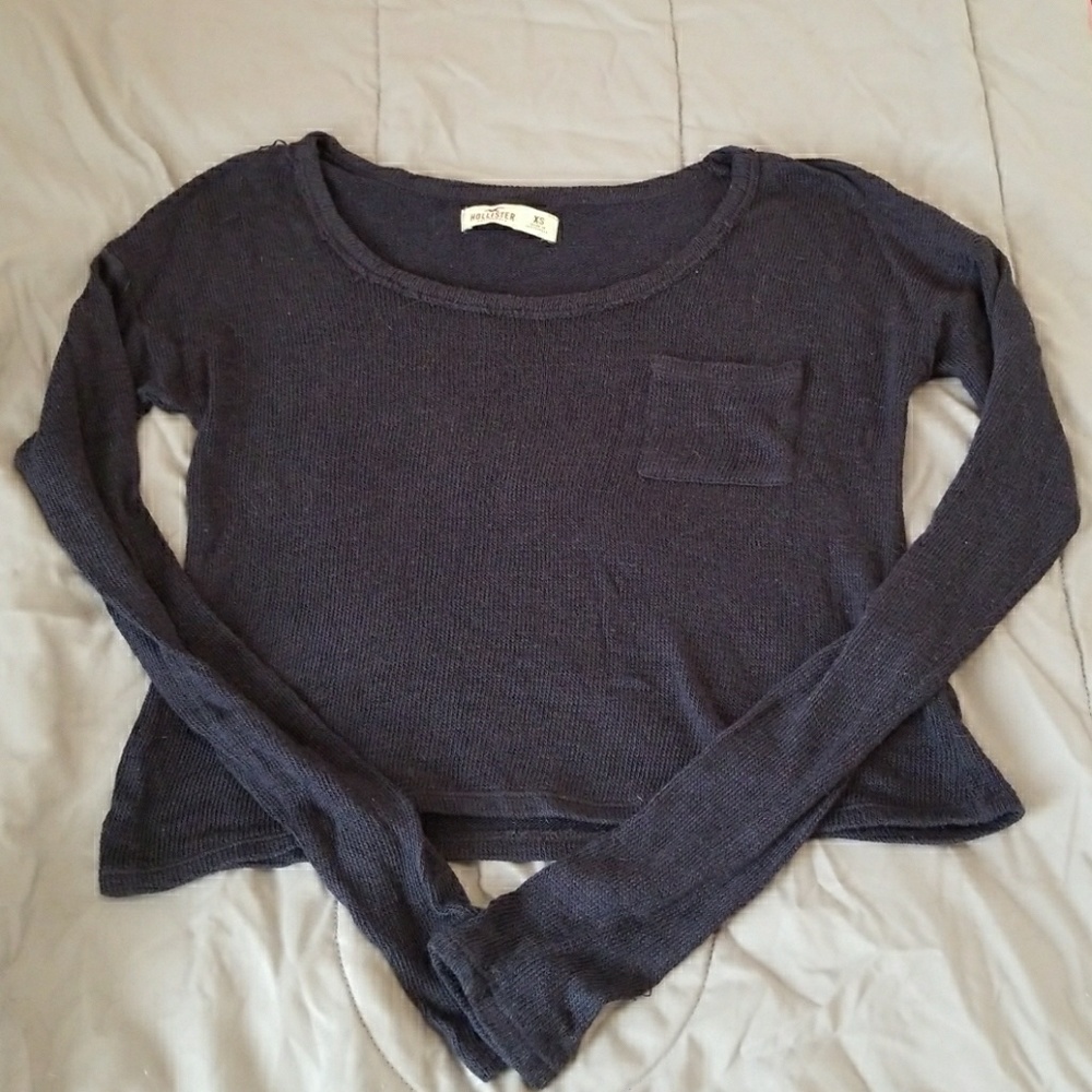 Hollister Long Sleeve Crop Top