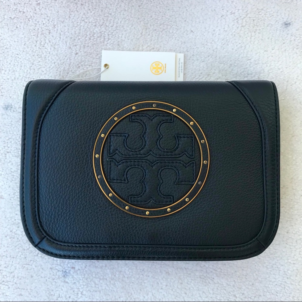 Tory Burch Stud Cross Body Bag Black