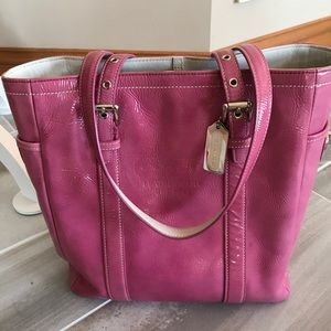 Authentic Coach Patent Leather Handbag