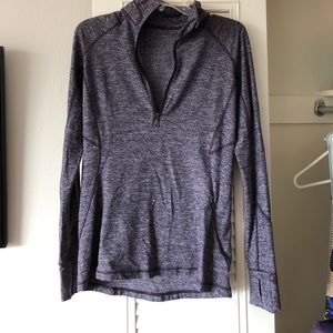 Lululemon Half Zip 8 Heathered Purple