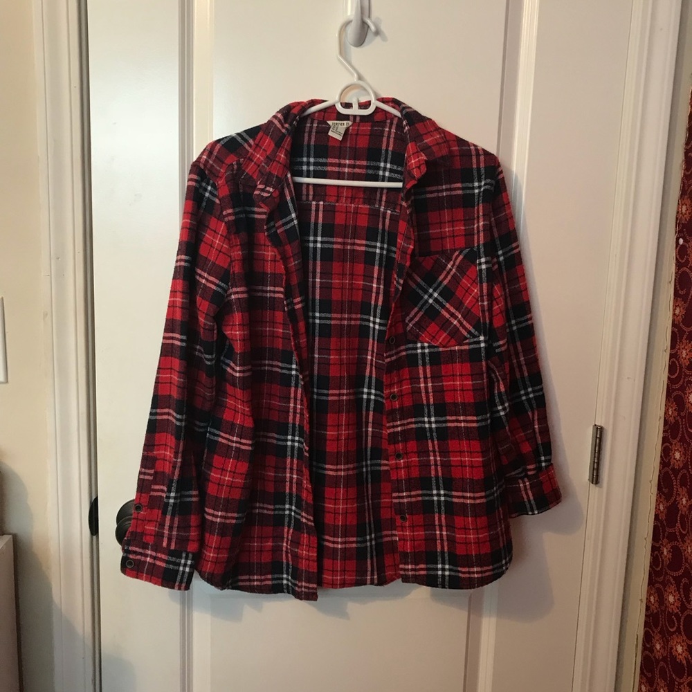 Red flannel from forever 21