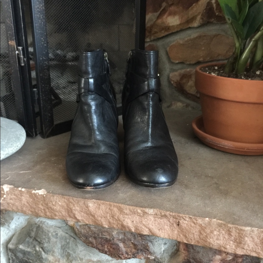 Cole Haan Cassidy Buckle Leather Bootie!