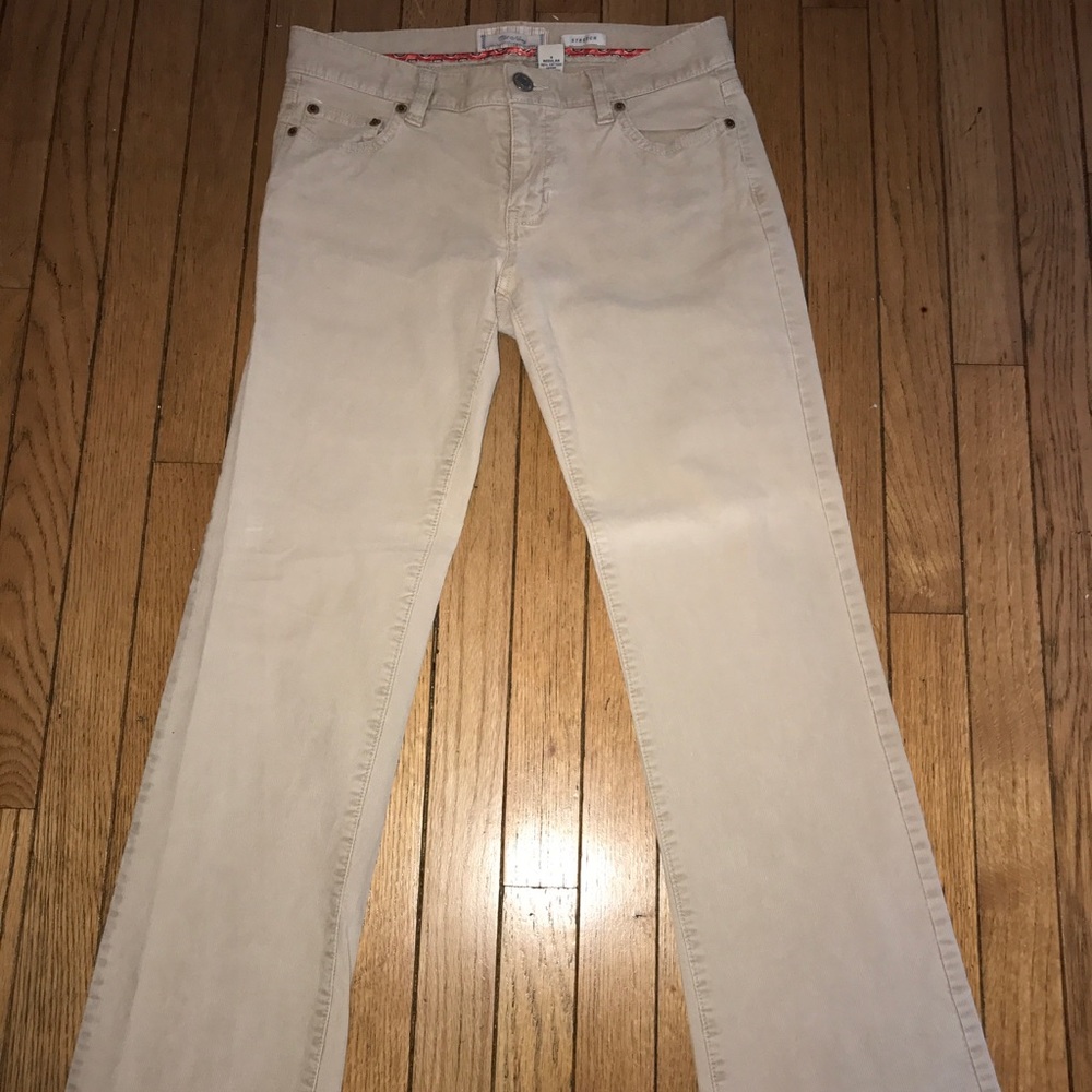 Old navy stretch corduroy tan pants