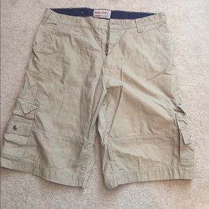 Tan Cargo Shorts