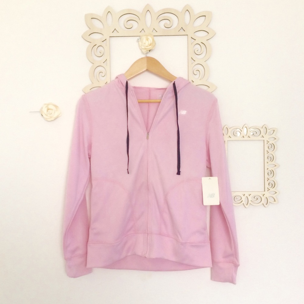 New Balance Textured Hoodie Zip Up